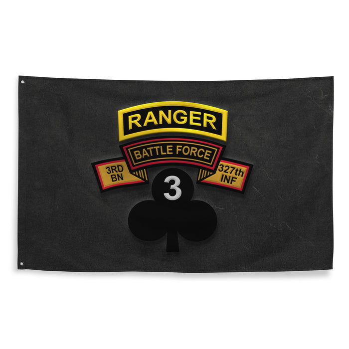 U.S. Army 3-327 INF Shamrock Ranger Tab Flag Tactically Acquired   