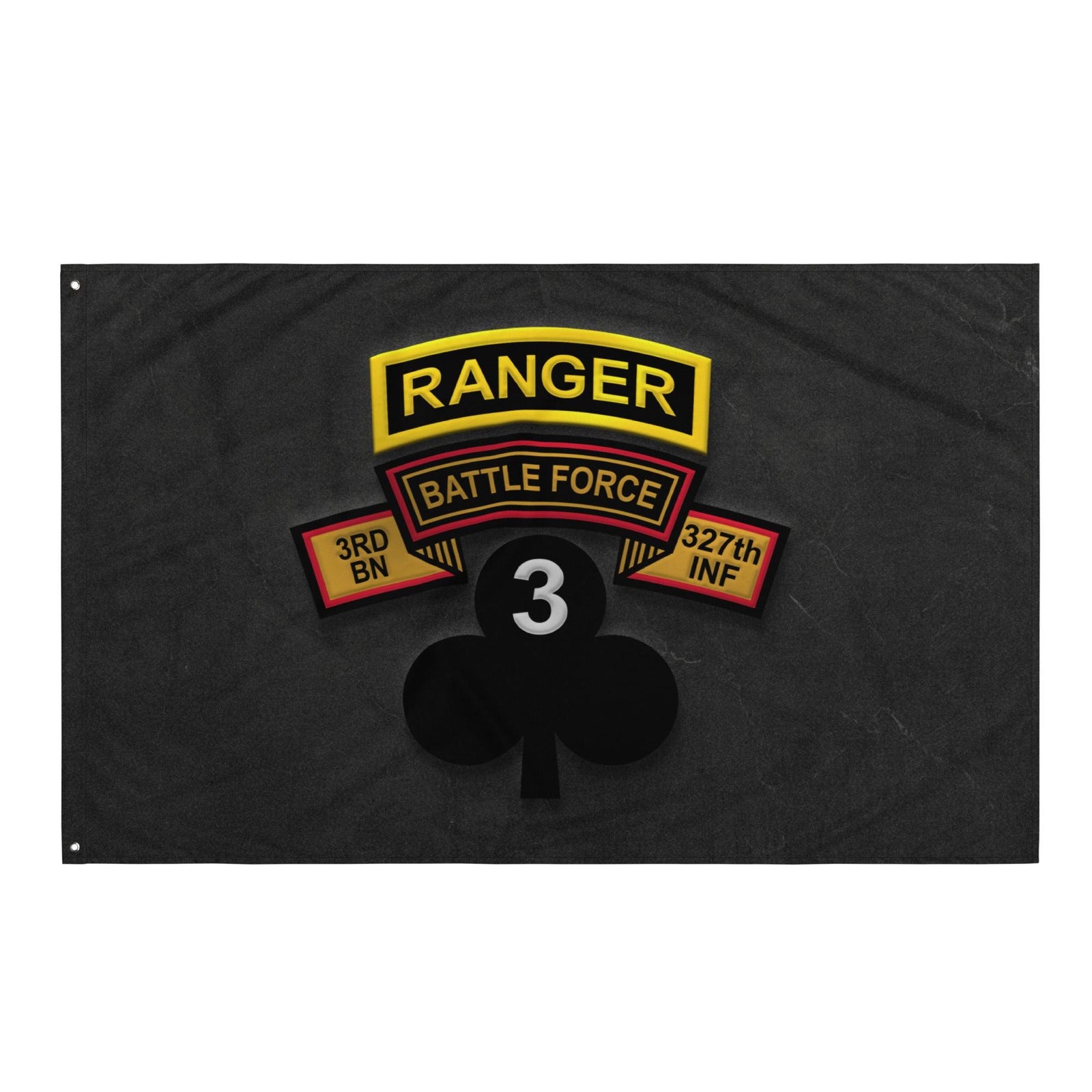 U.S. Army 3-327 INF Shamrock Ranger Tab Flag Tactically Acquired   