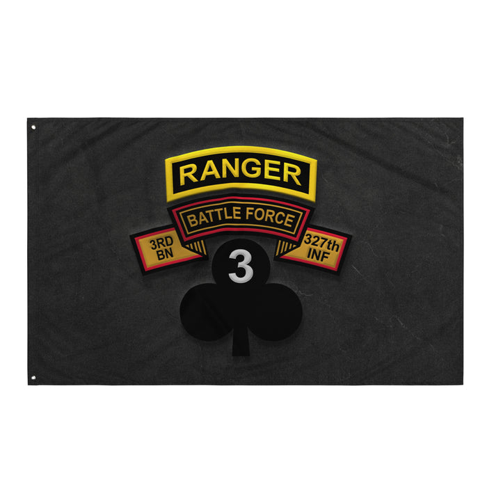 U.S. Army 3-327 INF Shamrock Ranger Tab Flag Tactically Acquired   