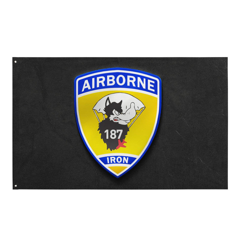 U.S. Army 3-187 Infantry Regiment 'Iron Rakkasans' Flag