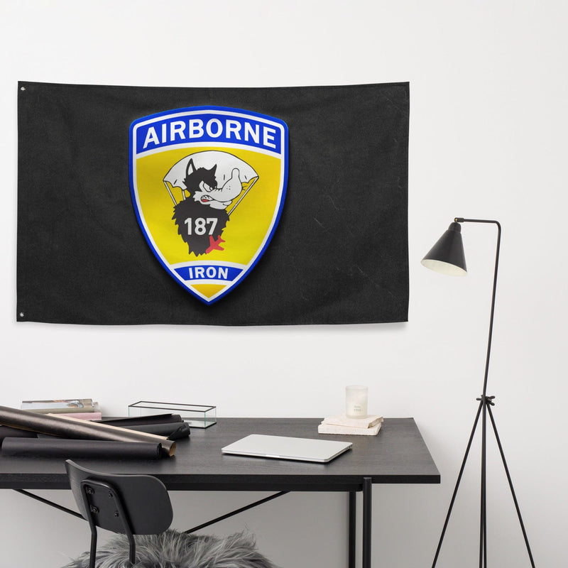 U.S. Army 3-187 Infantry Regiment 'Iron Rakkasans' Flag