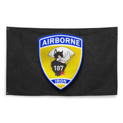 U.S. Army 3-187 Infantry Regiment 'Iron Rakkasans' Flag Tactically Acquired   
