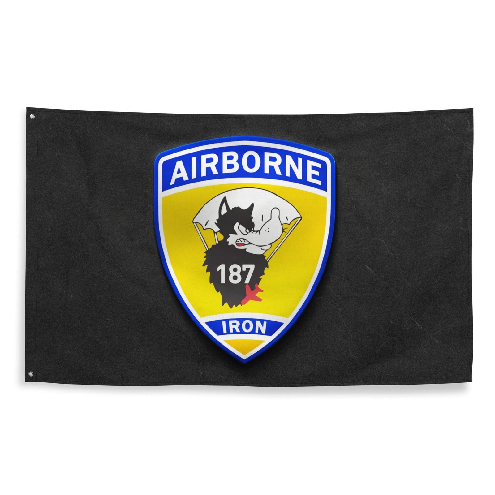 U.S. Army 3-187 Infantry Regiment 'Iron Rakkasans' Flag Tactically Acquired   
