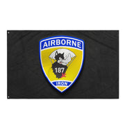 U.S. Army 3-187 Infantry Regiment 'Iron Rakkasans' Flag Tactically Acquired   