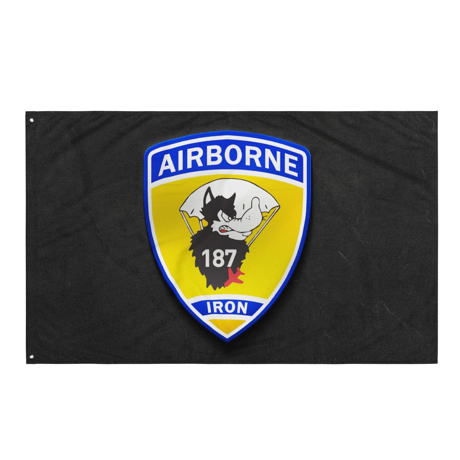 U.S. Army 3-187 Infantry Regiment 'Iron Rakkasans' Flag Tactically Acquired   