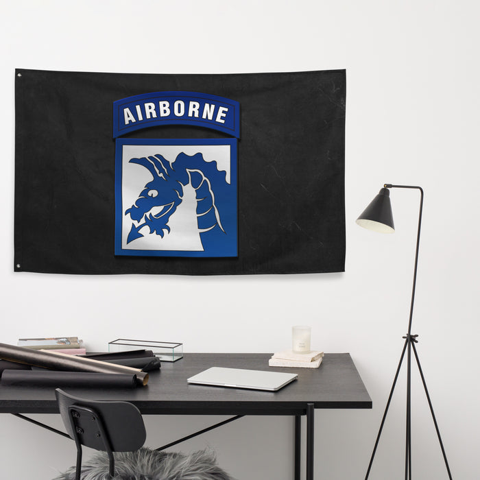 U.S. Army 18th Airborne Corps Black Flag Tactically Acquired   