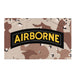 U.S. Army Airborne Tab Chocolate Chip Camo Flag Tactically Acquired   