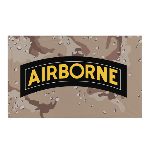 U.S. Army Airborne Tab Desert Storm Camo Flag Tactically Acquired Default Title  