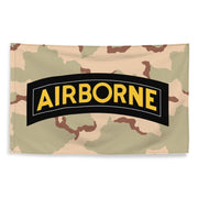 U.S. Army Airborne Tab Desert Camo DCU Flag Tactically Acquired   