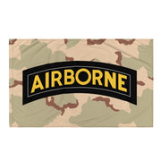 U.S. Army Airborne Tab Desert Camo DCU Flag Tactically Acquired   