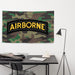U.S. Army Airborne Tab M81 Woodland Camo Flag Tactically Acquired   