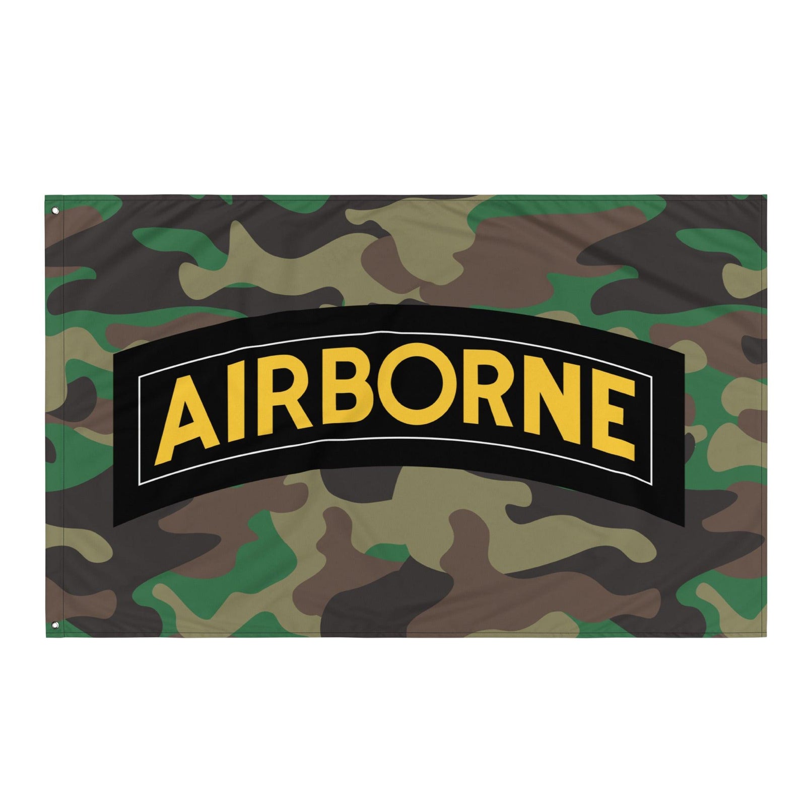 U.S. Army Airborne Tab M81 Woodland Camo Flag Tactically Acquired   