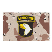 101st Airborne Division Chocolate-Chip Camo Flag Tactically Acquired   