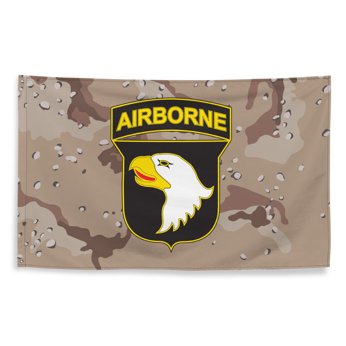 101st Airborne Division Desert Storm Camo Flag Tactically Acquired   