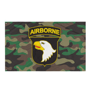 101st Airborne Division M81 Woodland Camo Flag Tactically Acquired   