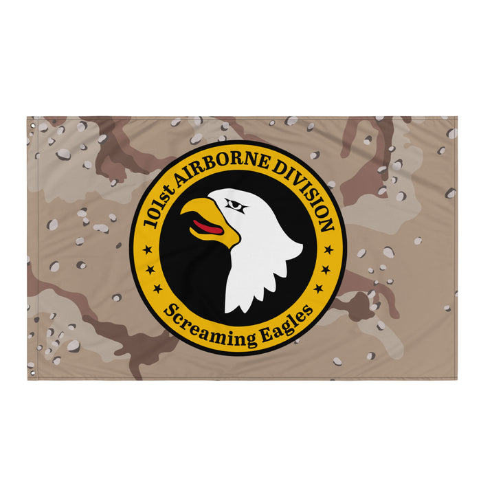 101st Airborne Desert Storm Camo Emblem Flag Tactically Acquired   