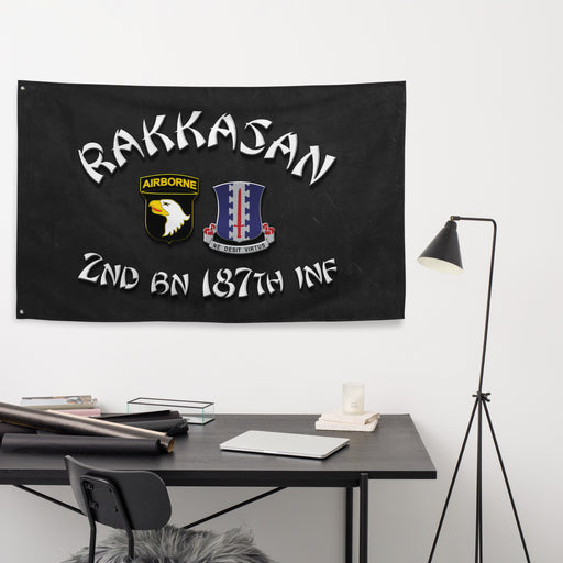 U.S. Army 2-187 Infantry Regiment 'Rakkasan Raiders' Flag Tactically Acquired   