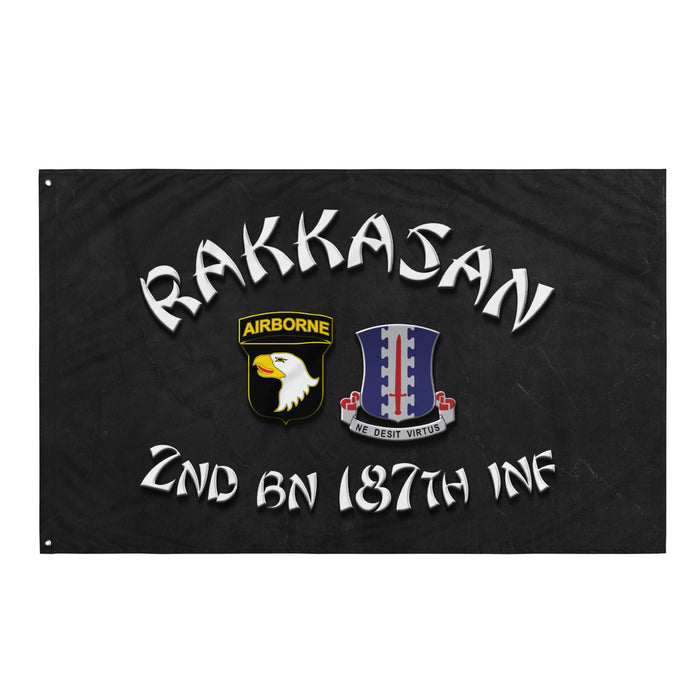U.S. Army 2-187 Infantry Regiment 'Rakkasan Raiders' Flag Tactically Acquired   