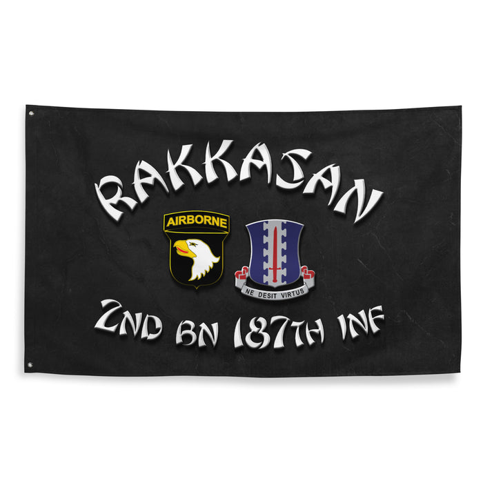 U.S. Army 2-187 Infantry Regiment 'Rakkasan Raiders' Flag Tactically Acquired   