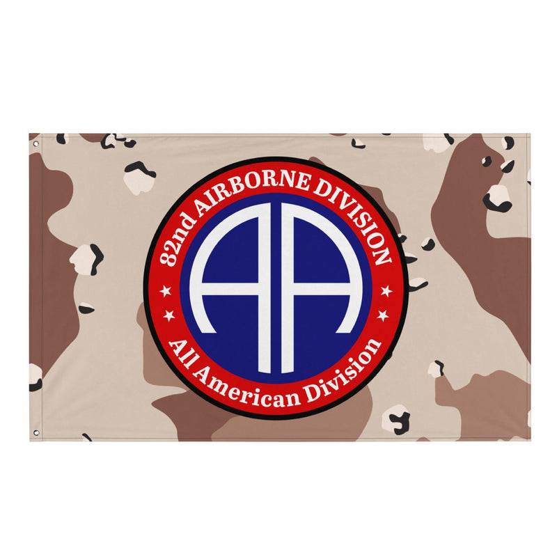 82nd Airborne Division Chocolate Chip Camo Flag
