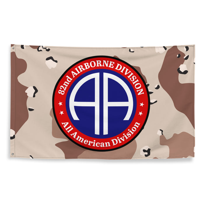 82nd Airborne Division Chocolate Chip Camo Flag Tactically Acquired   