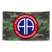 82nd Airborne Division M81 Woodland Camo Flag Tactically Acquired   