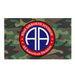 82nd Airborne Division M81 Woodland Camo Flag Tactically Acquired   
