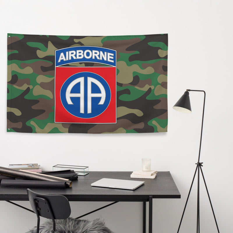 82nd Airborne CSIB M81 Woodland Camo Flag