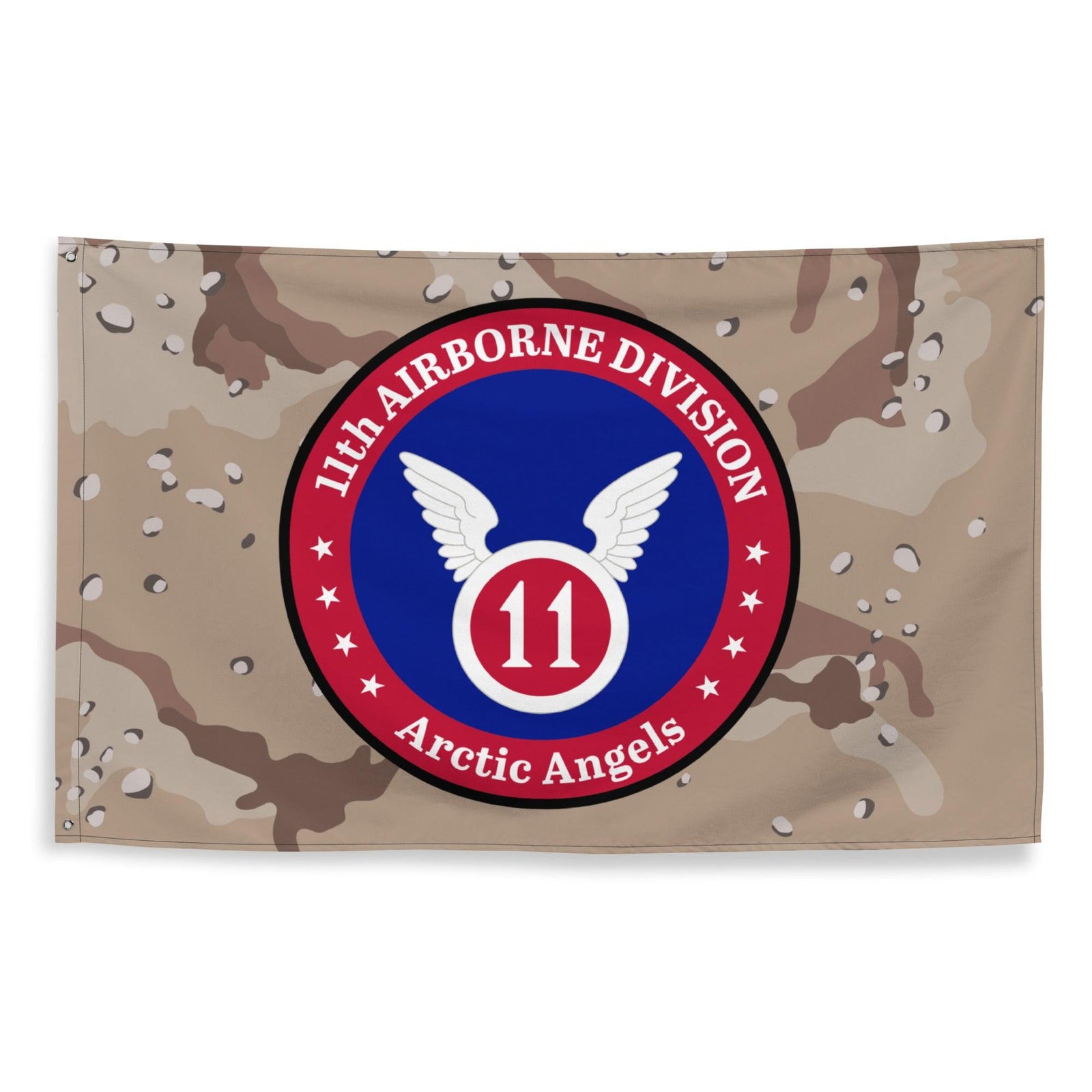 11th Airborne Division Emblem Desert Storm Camo Flag Tactically Acquired   