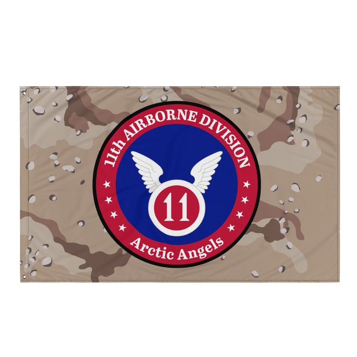 11th Airborne Division Emblem Desert Storm Camo Flag Tactically Acquired   