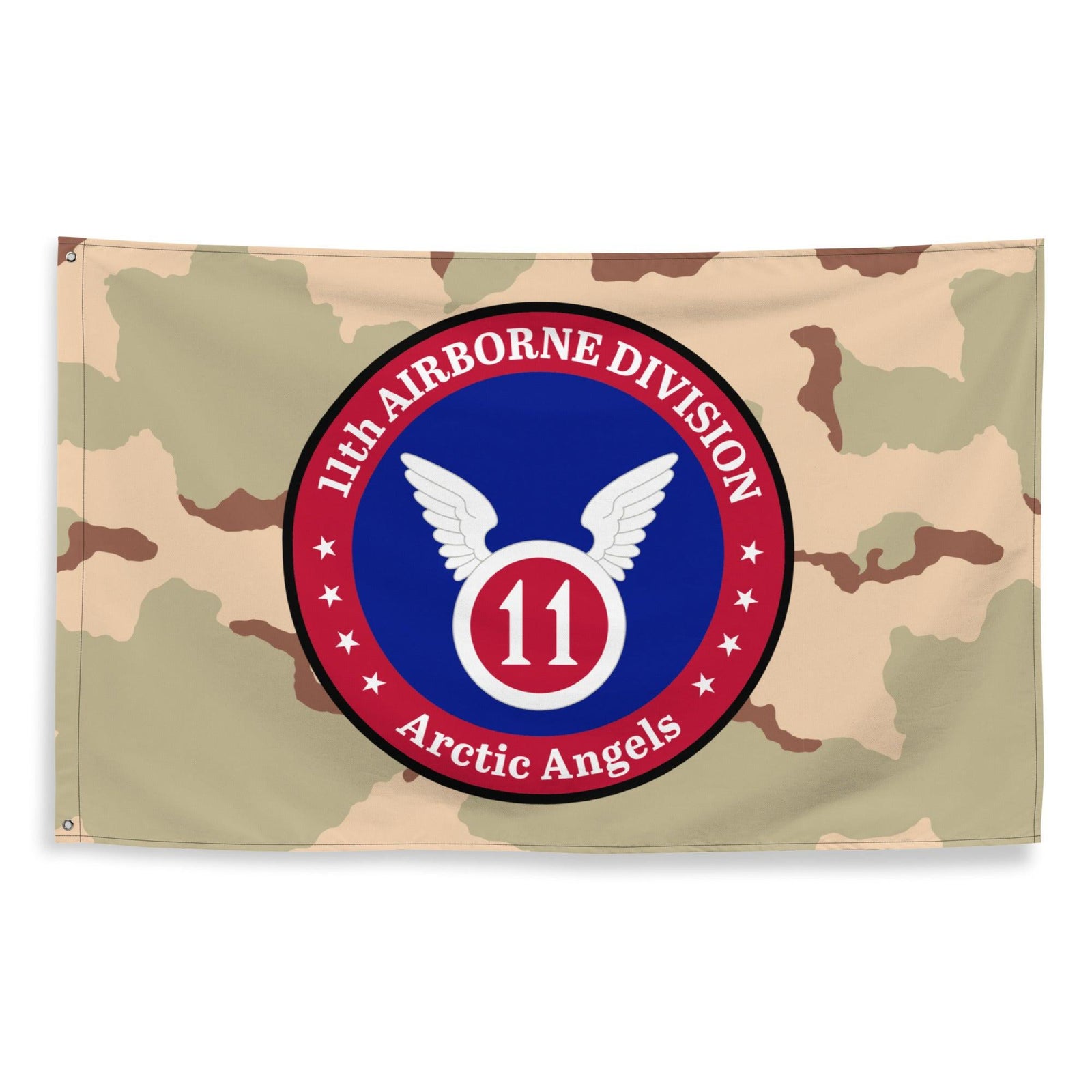 11th Airborne Division Emblem DCU Camo Flag Tactically Acquired   