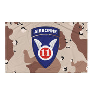 U.S. Army 11th Airborne Division Chocolate Chip Camo Flag Tactically Acquired   