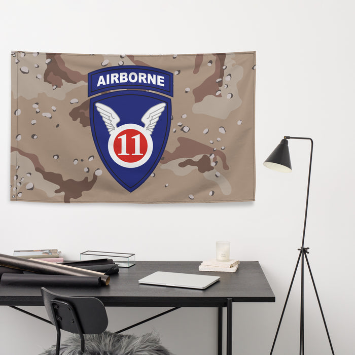 11th Airborne Division Desert Storm Camo Flag Tactically Acquired   