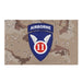 11th Airborne Division Desert Storm Camo Flag Tactically Acquired   