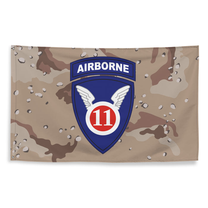 11th Airborne Division Desert Storm Camo Flag Tactically Acquired   