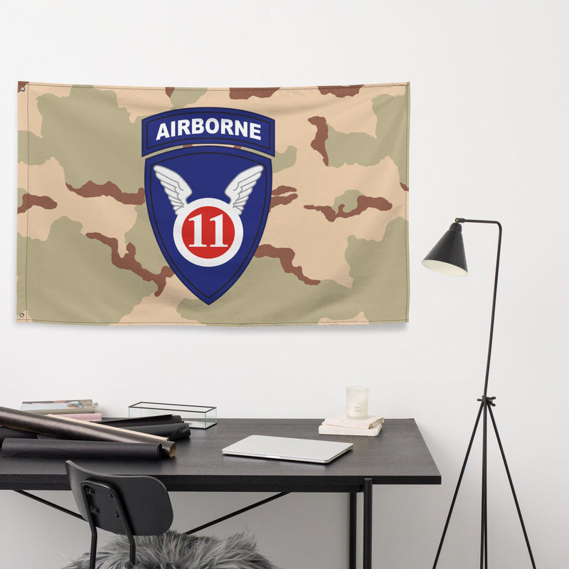 U.S. Army 11th Airborne Division DCU Camo Flag