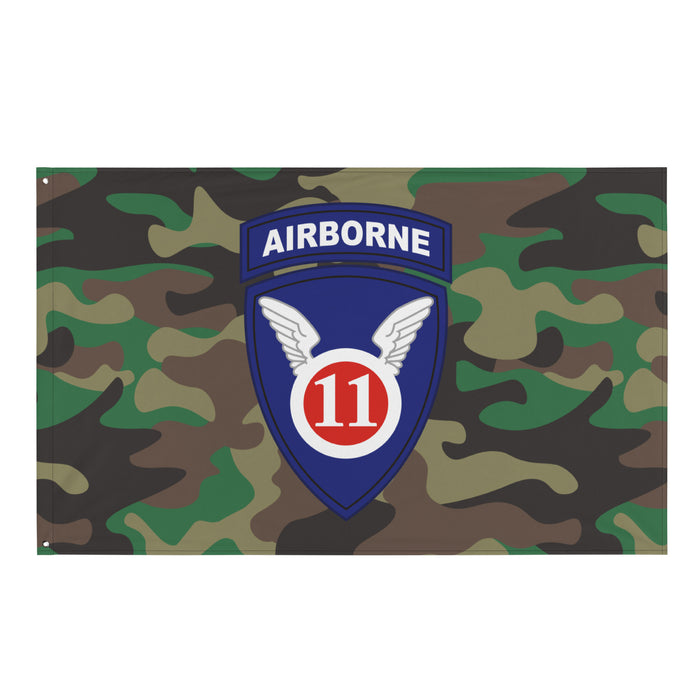 11th Airborne Division M81 Woodland Camo Flag Tactically Acquired Default Title  