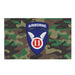 11th Airborne Division M81 Woodland Camo Flag Tactically Acquired   