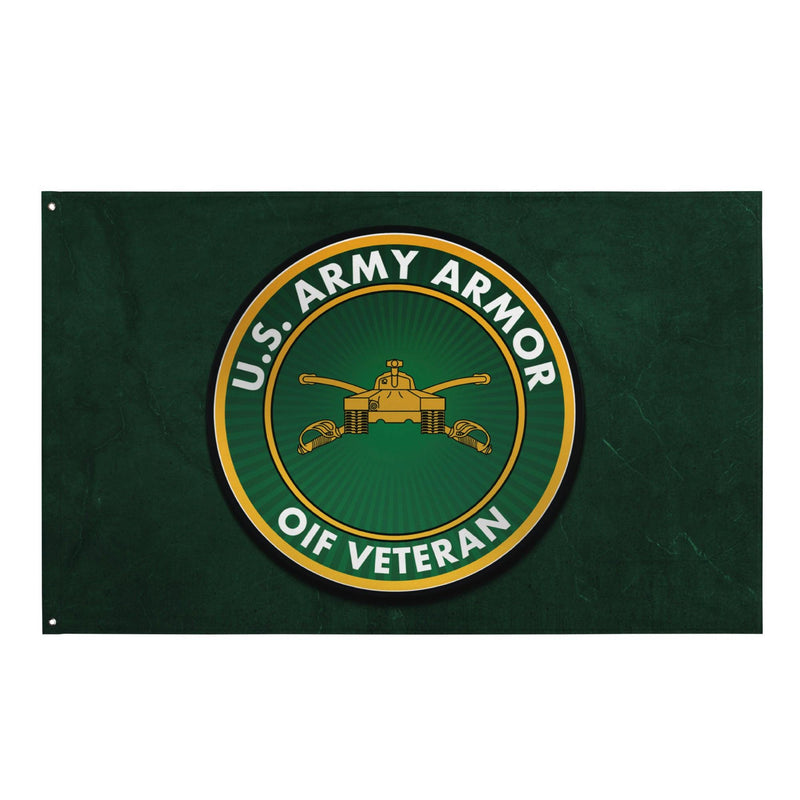 U.S. Army Armor Branch OIF Veteran Flag