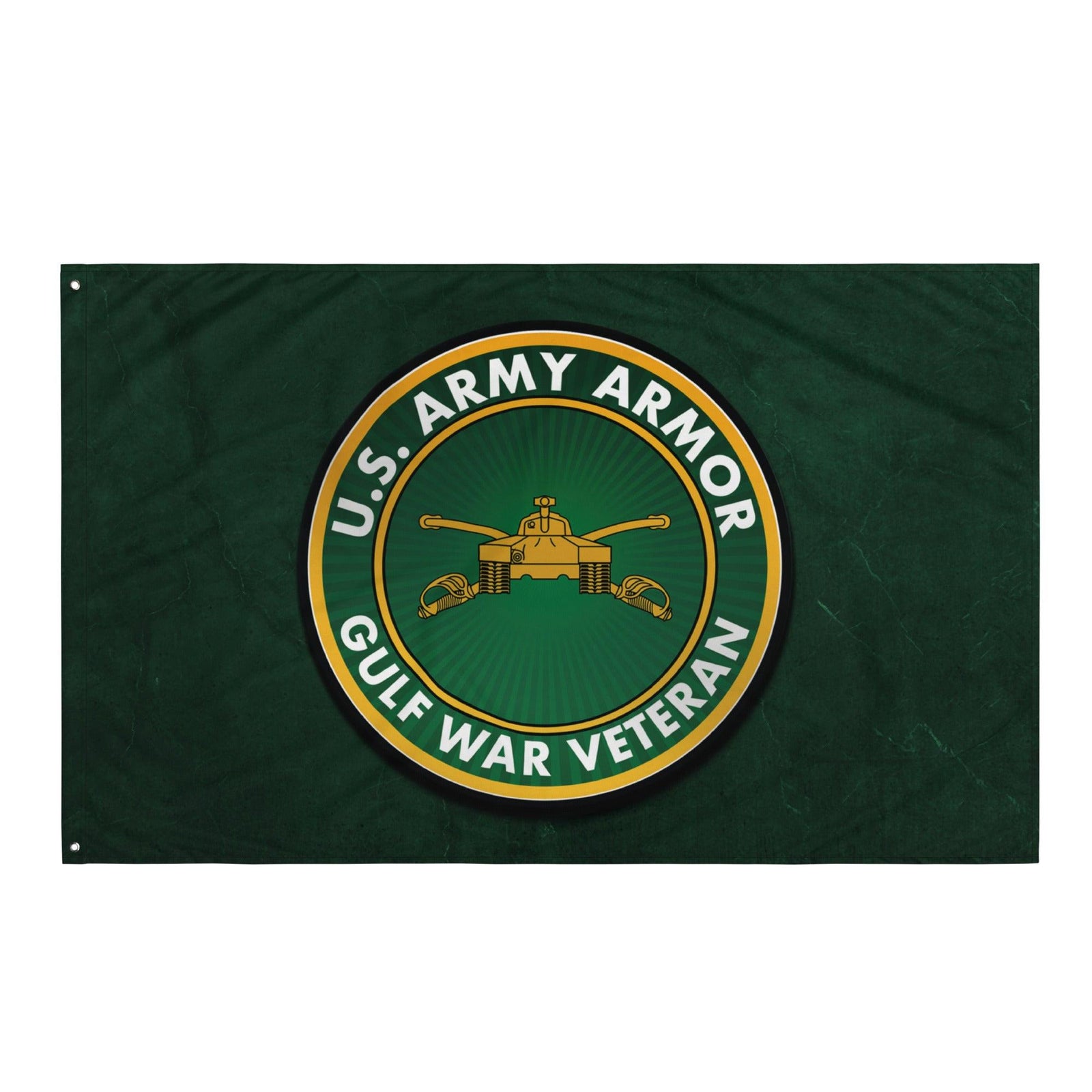 U.S. Army Armor Branch Gulf War Veteran Flag Tactically Acquired   