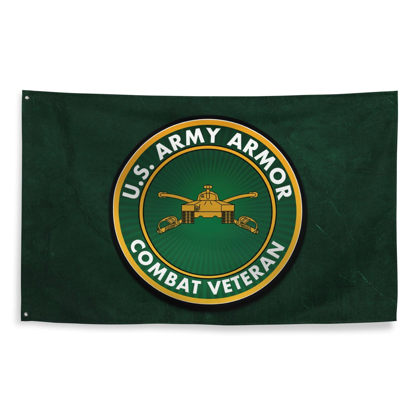 U.S. Army Armor Branch Combat Veteran Flag Tactically Acquired   