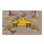 U.S. Army Armor Branch Emblem Chocolate Chip Camo Flag Tactically Acquired Default Title  