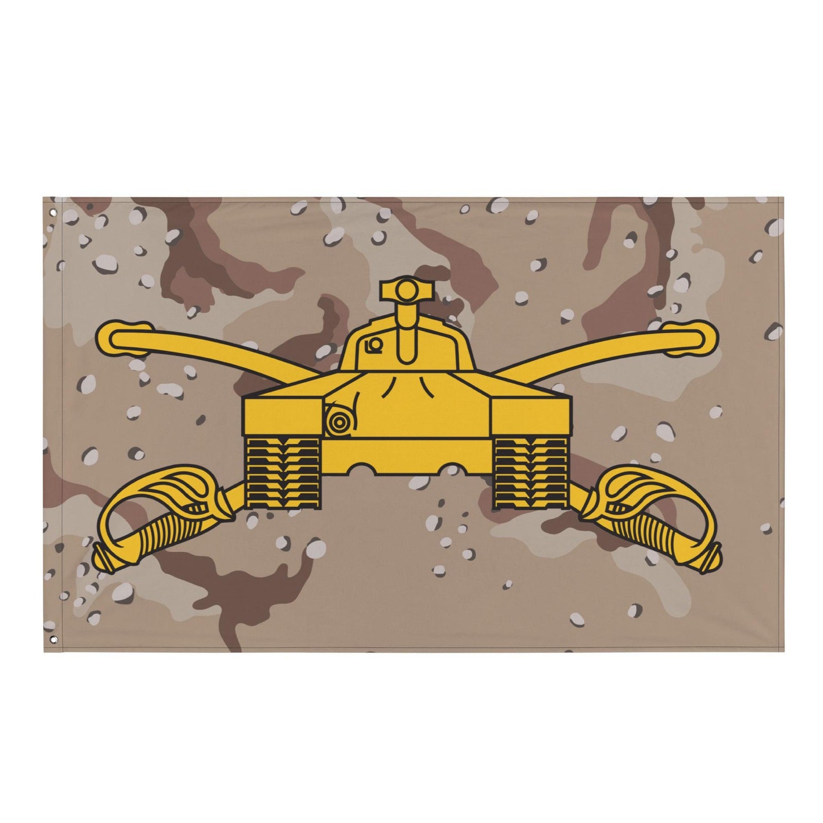 U.S. Army Armor Branch Emblem Chocolate Chip Camo Flag Tactically Acquired Default Title  