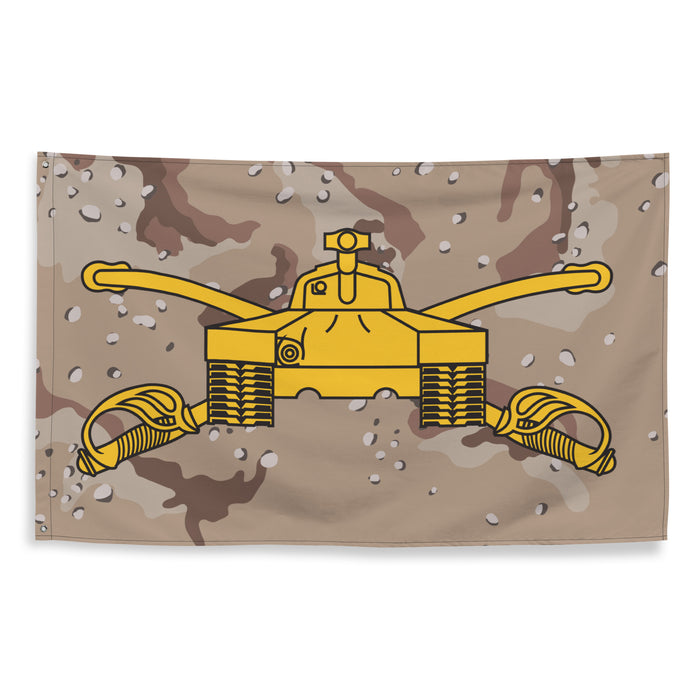 U.S. Army Armor Branch Emblem Chocolate Chip Camo Flag Tactically Acquired   