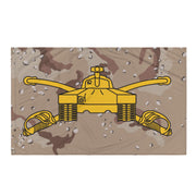 U.S. Army Armor Branch Emblem Chocolate Chip Camo Flag Tactically Acquired   
