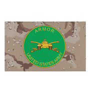 U.S. Army Armor Branch Plaque Chocolate Chip Camo Flag Tactically Acquired Default Title  