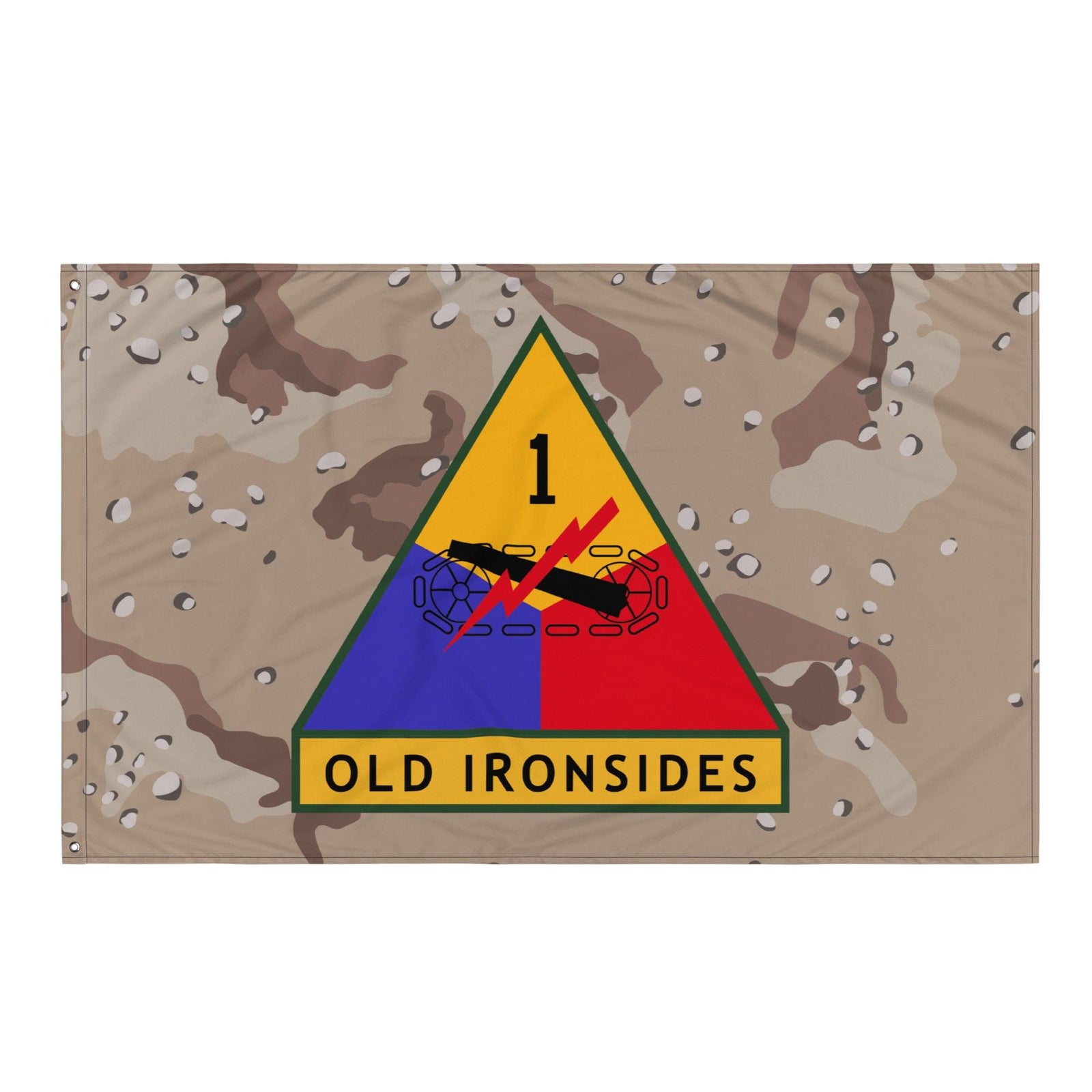 1st Armored Division Chocolate Chip Camo Flag Tactically Acquired   