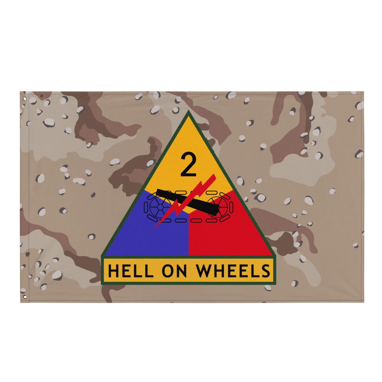 2nd Armored Division Chocolate Chip Camo Flag Tactically Acquired Default Title  