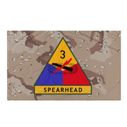 3rd Armored Division Chocolate Chip Camo Flag Tactically Acquired   