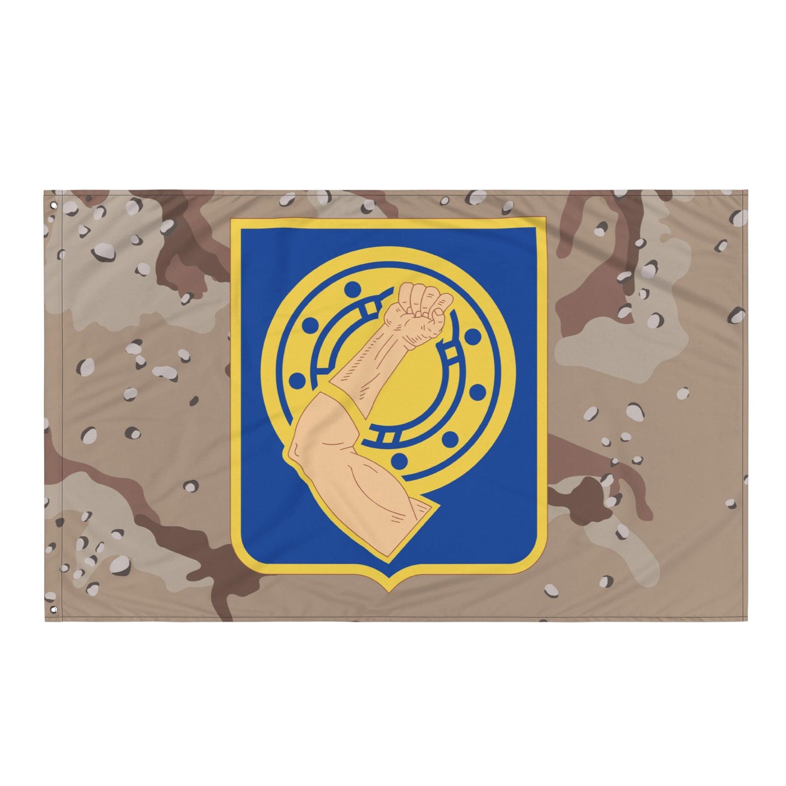 34th Armor Regiment (34 AR) Chocolate Chip Camo Flag Tactically Acquired   